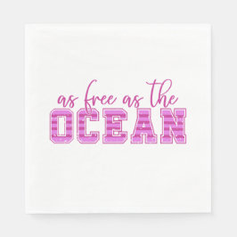 自由な海 スタンダードランチョンナプキン