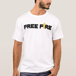 自由な火のTシャツのユニセックスで自由な火のロゴのTシャツ Tシャツ