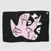 自由な生活気にのゴルフタオルで生活する ゴルフタオル (横)