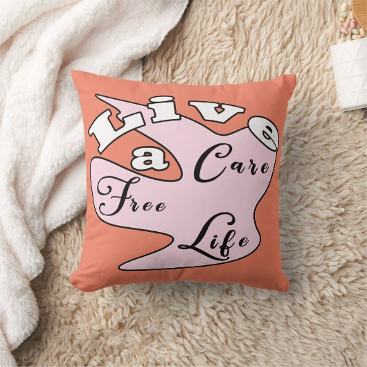 自由な生活気にの装飾用クッションを送る クッション (ブランケット)