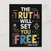 自由な真理を受け入れる ポストカード (正面)