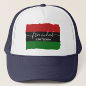 自由な確かにアフリカの十二月十二日 キャップ (正面)