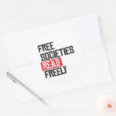 自由な社会読 ラウンドシール (封筒)