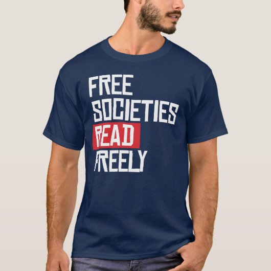 自由な社会読 Tシャツ (正面)