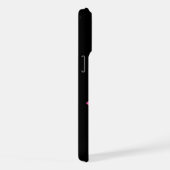 自由な精神と蝶々 iPhoneケース (右側面)