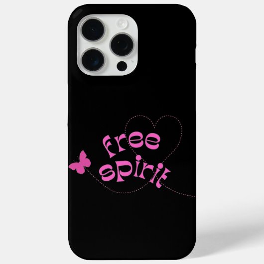 自由な精神と蝶 Case-Mate iPhoneケース (裏面)