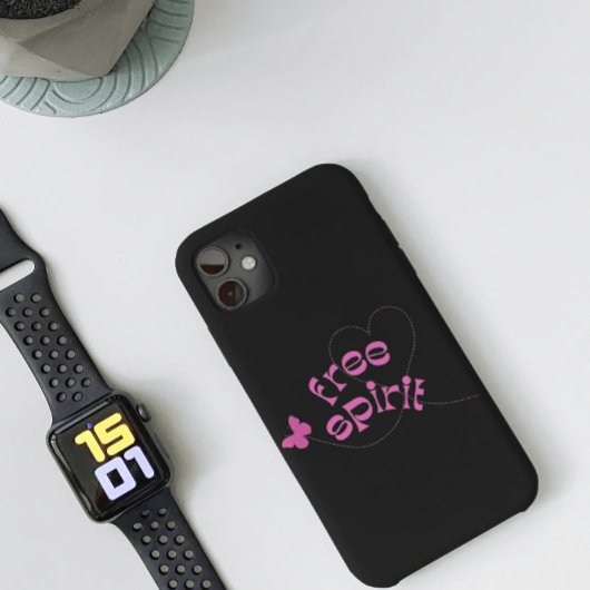 自由な精神と蝶 Case-Mate iPhoneケース