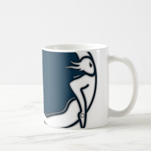 自由な精神のマグ(11oz) コーヒーマグカップ (右)