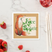 自由な精神の狐 スタンダードカクテルナプキン (インサイチュ)