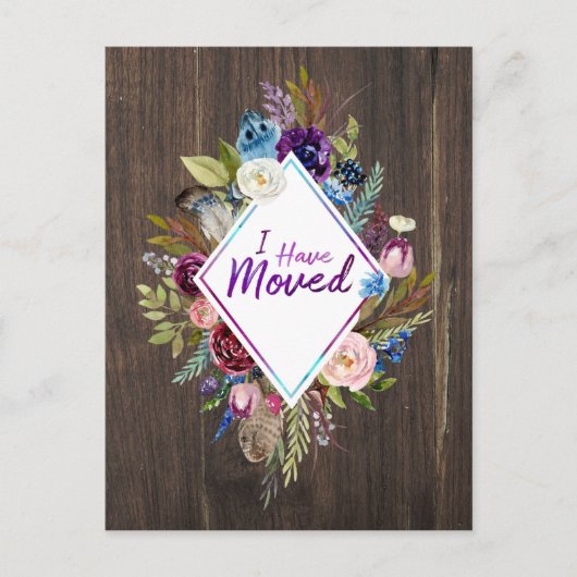 自由な精神私は郵便はがきを動かしました 案内ポストカード (正面)