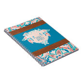 自由な精神、Bohoののどの革 ノートブック (右側)