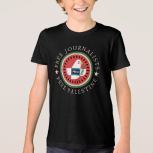 自由な自治主義者フリーパレスチナ トライブレンドＴシャツ