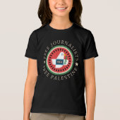 自由な自治主義者フリーパレスチナ トライブレンドTシャツ (正面)