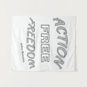 自由な行動 タペストリー (正面(横))