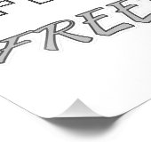 自由な行動 フォトプリント            (角)