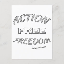 自由な行動 ポストカード