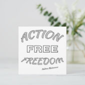 自由な行動 招待状 (スタンド正面)