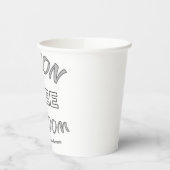 自由な行動 紙コップ (左)