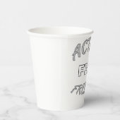 自由な行動 紙コップ (右)