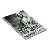 自由な講議! 一時滞在者の真実ポスターノート ノートブック (右側)