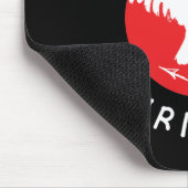 自由な餌食の鳥 マウスパッド (コーナー)