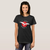 自由な餌食の鳥 Tシャツ (正面フル)