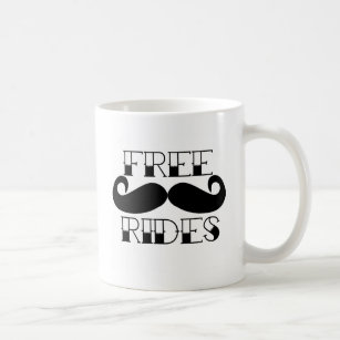 自由な髭の乗車 コーヒーマグカップ