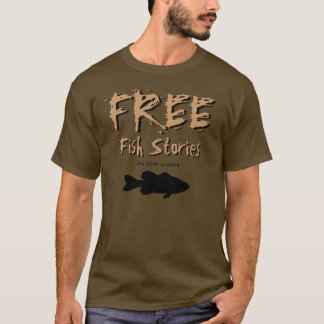 自由な魚の物語のTシャツ Tシャツ