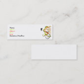 自由な鳥 スキニー名刺 (正面/裏面)