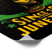 自由な黒の歴史十二分の自由エンチパ ポスター (角)