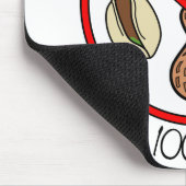 自由な100%年のナット(木ナット及びピーナツ) マウスパッド (コーナー)