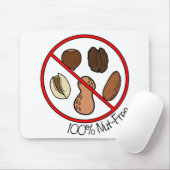 自由な100%年のナット(木ナット及びピーナツ) マウスパッド (マウス)