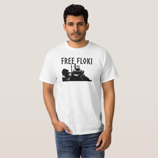 自由なFloki Tシャツ (正面フル)