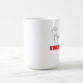 自由なGIのマグ コーヒーマグカップ (中央)