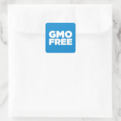 自由なGMO (青い) スクエアシール (バッグ)