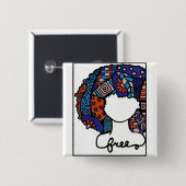 自由なPin 缶バッジ (正面&裏面)