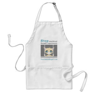 自由なSchrodingerの猫 スタンダードエプロン
