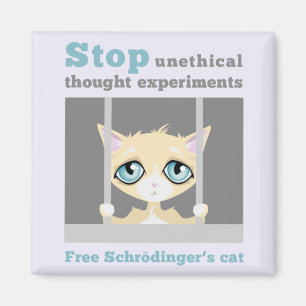 自由なSchrodingerの猫 マグネット