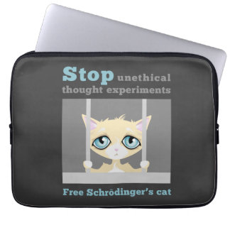 自由なSchrodingerの猫 ラップトップスリーブ