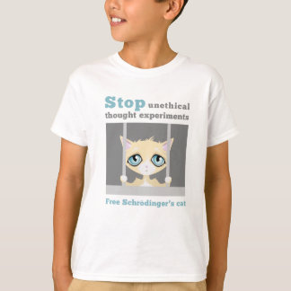 自由なSchrodingerの猫 Tシャツ