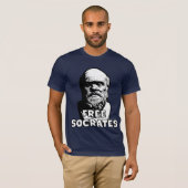 自由なSocrates Tシャツ (正面フル)