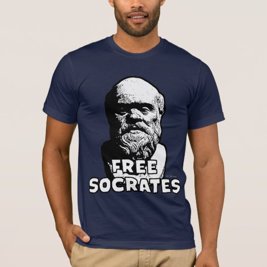 自由なSocrates Tシャツ (正面)