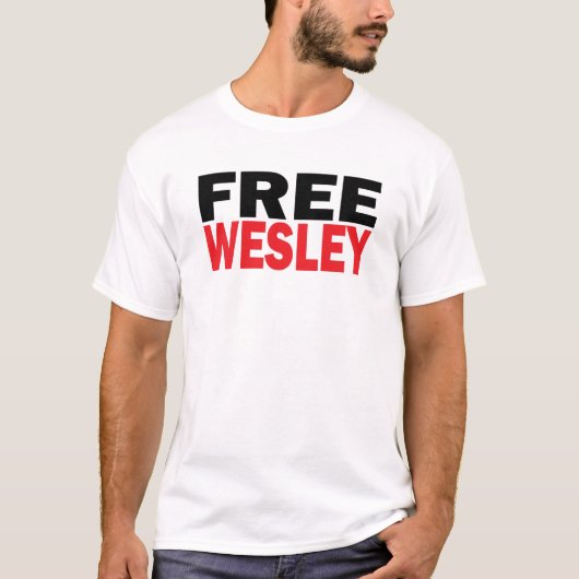 自由なWESLEYのTシャツ Tシャツ (正面)