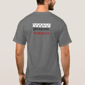 自由になれなれしい[8599167] Tシャツ (裏面)