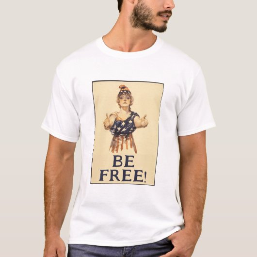 自由になれ!軽Tシャツ Tシャツ (正面)