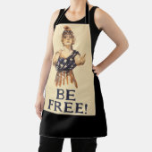 自由になれ！-黒 エプロン (インサイチュ)