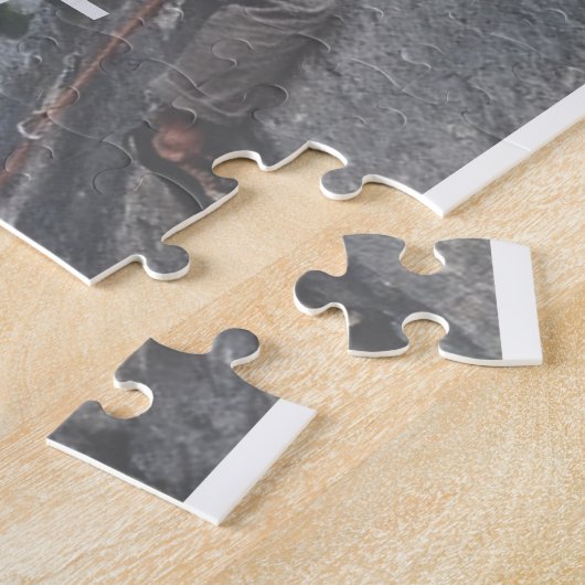 自由にアドレナリン行きます上昇の石の壁の歩き回って下さい ジグソーパズル (側面)