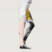 "自由にプレミアムアクティブ&ラウンジレギンス" レギンス (右)