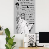 自由に呼吸することを切望。.... ポスター (ホームオフィス)