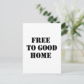 自由に家庭を守る ポストカード (スタンド正面)